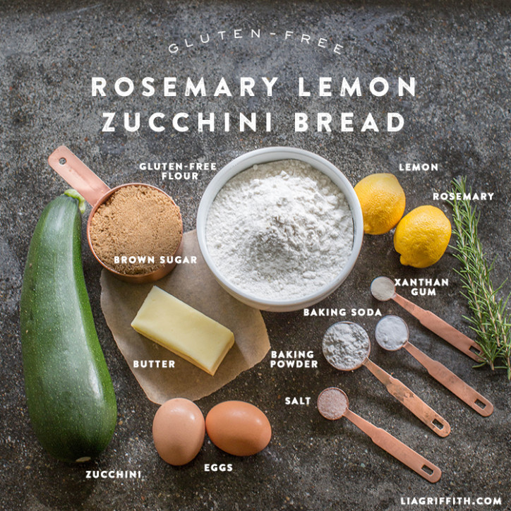 Lemon Rosemary Zucchini Bread Recipe Lia Griffith
