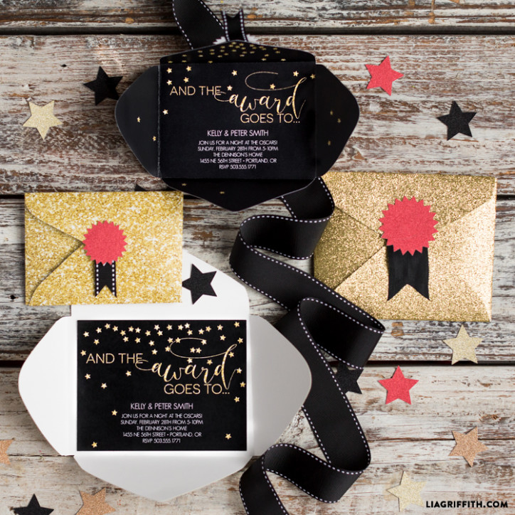 Oscar Party Invitation - Lia Griffith