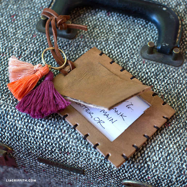 How to Make Your Own Luggage Tags