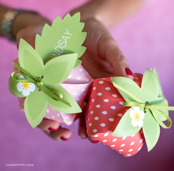 Strawberry Treat Boxes Lia Griffith