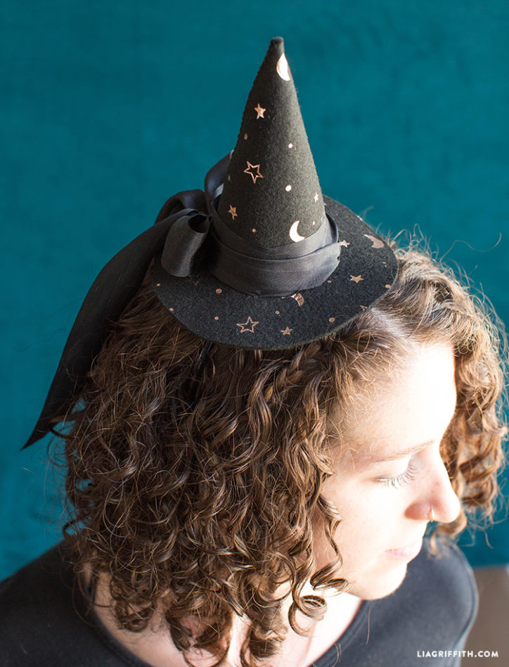 DIY Witch Hat Fascinators for Halloween - Lia Griffith