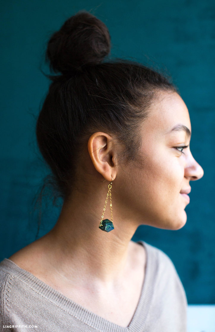 DIY Trapeze Earrings Lia Griffith