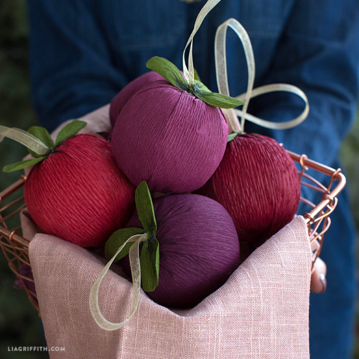 An All New Video Tutorial For Crepe Paper Pomegranates Made Easy