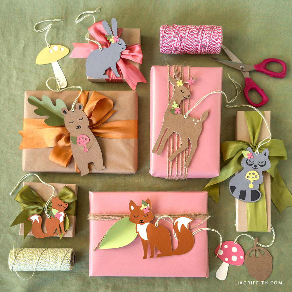 Papercut Woodland Gift Tags