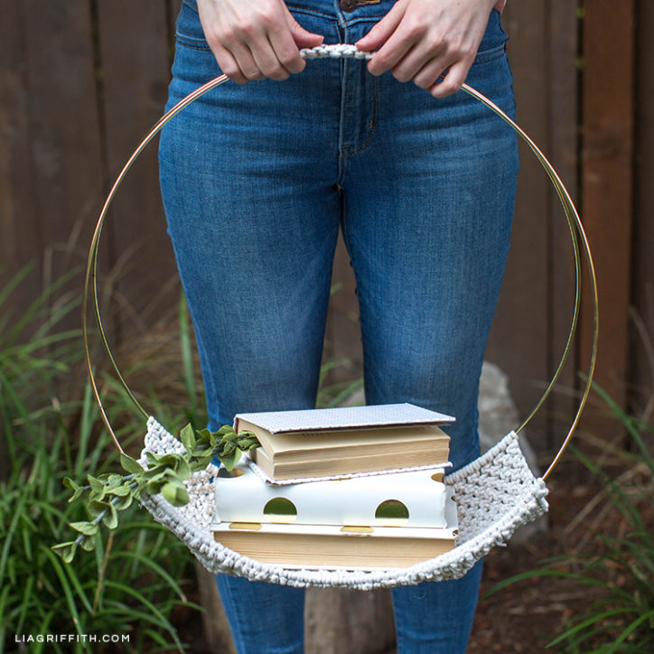 How to Make a Macrame Magazine Holder - Lia Griffith