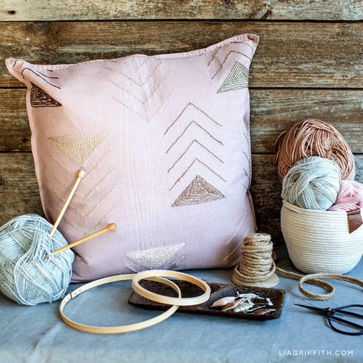How to Make a Punch Needle Pillow Cover Lia Griffith