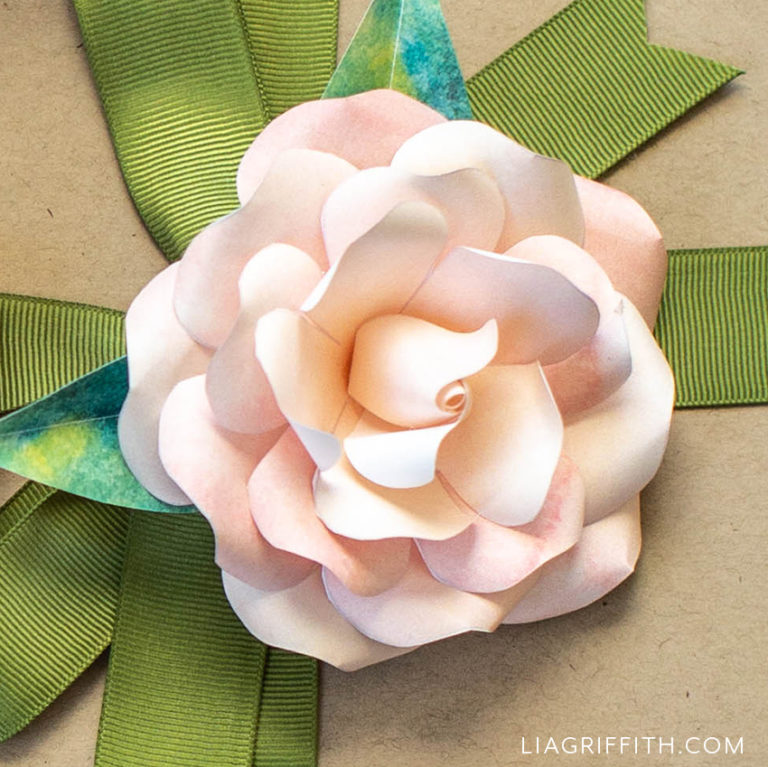 Make a Simple Paper Rose - Lia Griffith