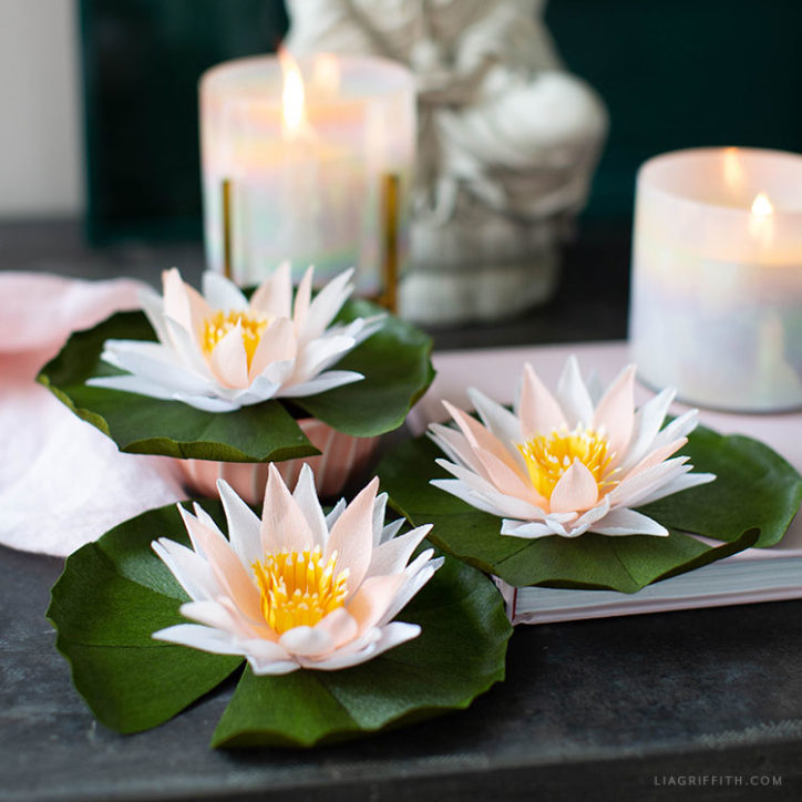 Crepe Paper Water Lily Member Make Lia Griffith