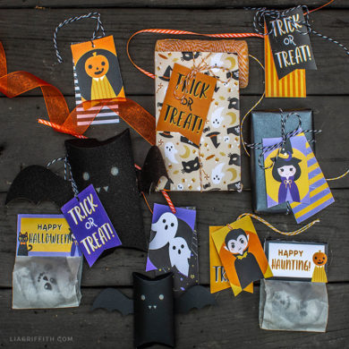 Printable Tags for Halloween Treats &amp; Gifts - Lia Griffith