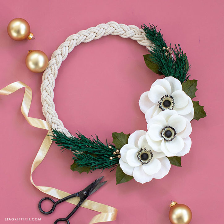 Crepe Paper Anemone Flower Kit - DIY Paper Flowers In Blush, Peach & Cream