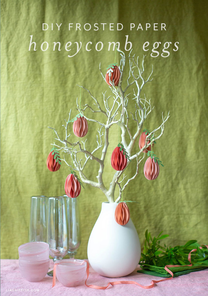 Frosted Paper Eggs Video Tutorial Lia Griffith