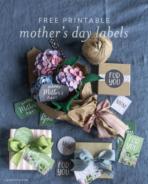 Free Printable Mother's Day Labels for Gifts - Lia Griffith