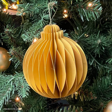 Honeycomb Ornaments Template &amp; Tutorial - Lia Griffith