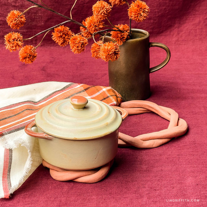 Video Tutorial: Handmade Clay Rope Trivets - Lia Griffith