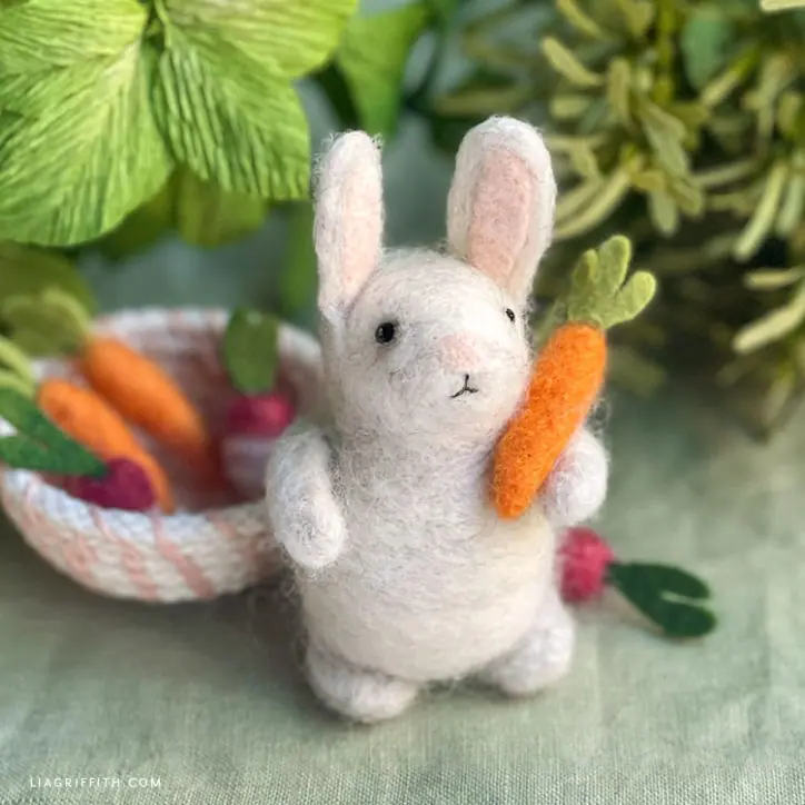 Felt Rabbits To Make Rabbit Wool Felt