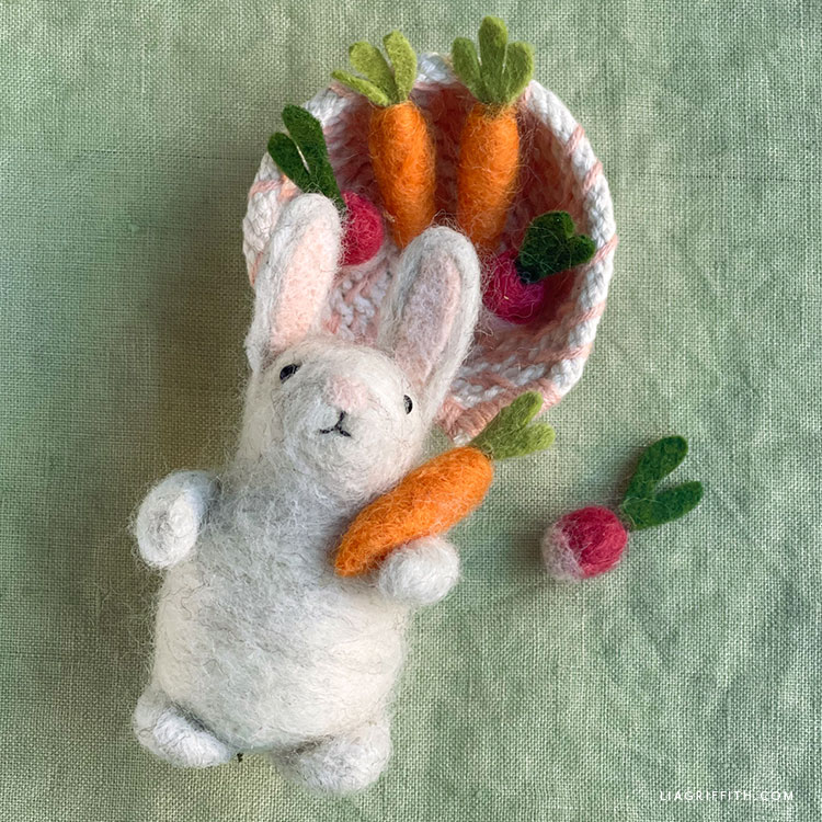 Felted Bunny for Kids: Easy DIY Tutorial - Lia Griffith