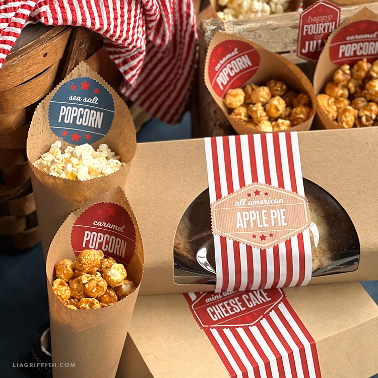 Fourth of July Labels (Free Printable) - Lia Griffith