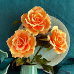 Crepe Paper Hybrid Tea Rose Template &amp; Tutorial - Lia Griffith