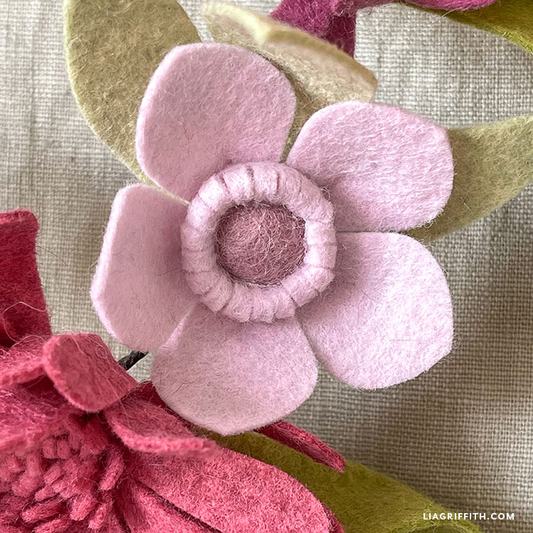 Felt Flower Spring Garland Template & Tutorial Lia Griffith