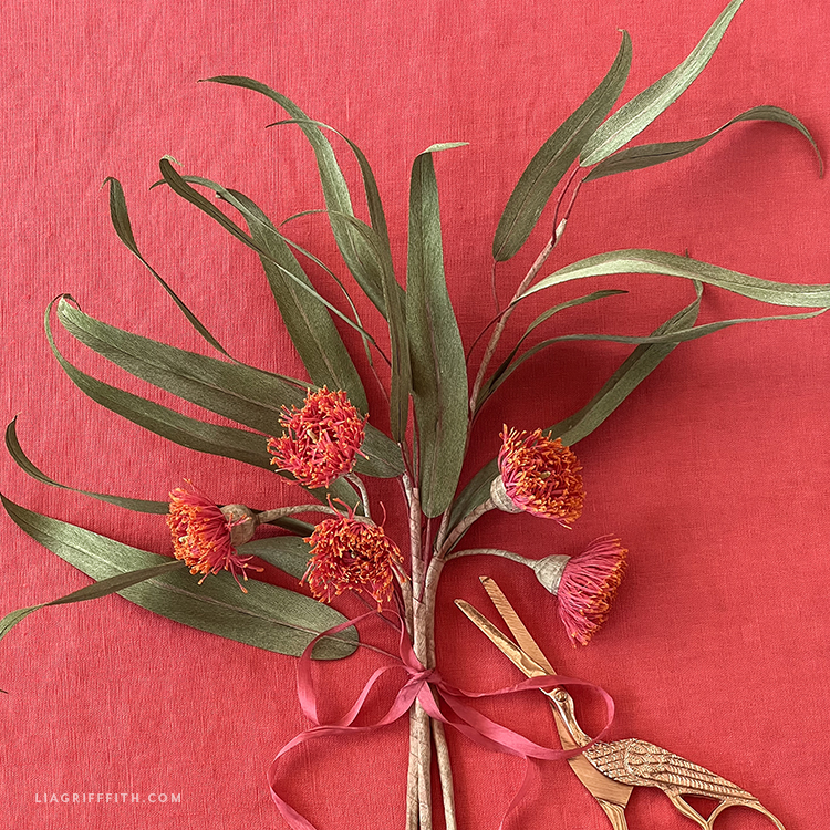 Crepe Eucalyptus Gum Tree Branch Member Make Lia Griffith