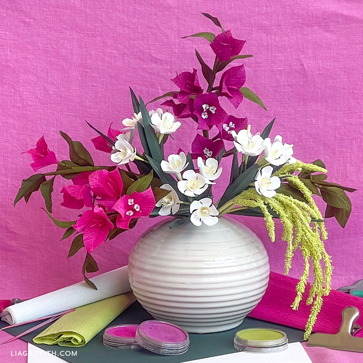 Crepe Paper Bougainvillea Member Make Lia Griffith