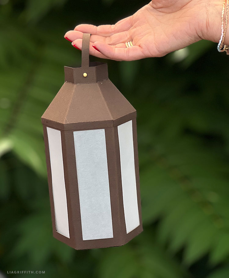Cardstock & Vellum Tea Light Lantern Lia Griffith