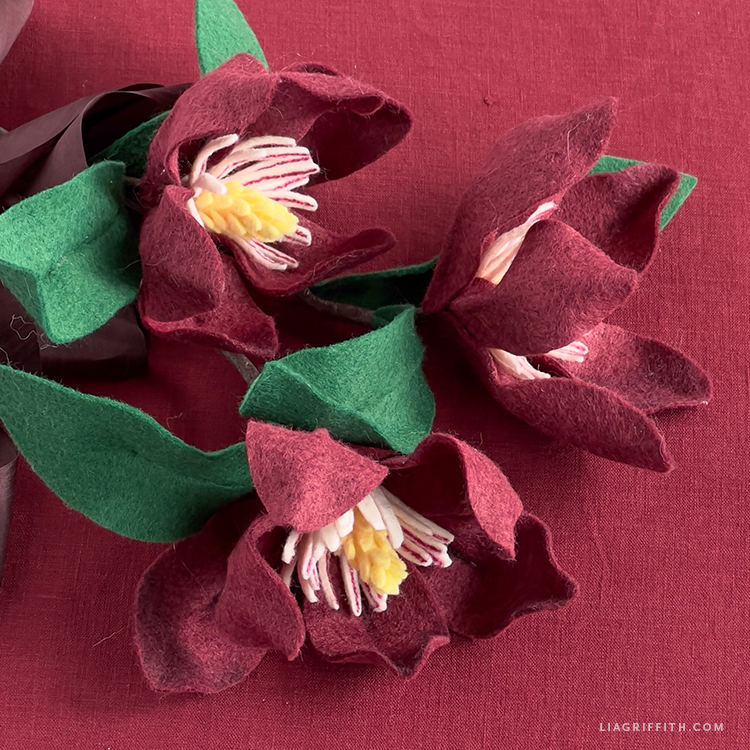 Felt Stellar Ruby Magnolia - Lia Griffith