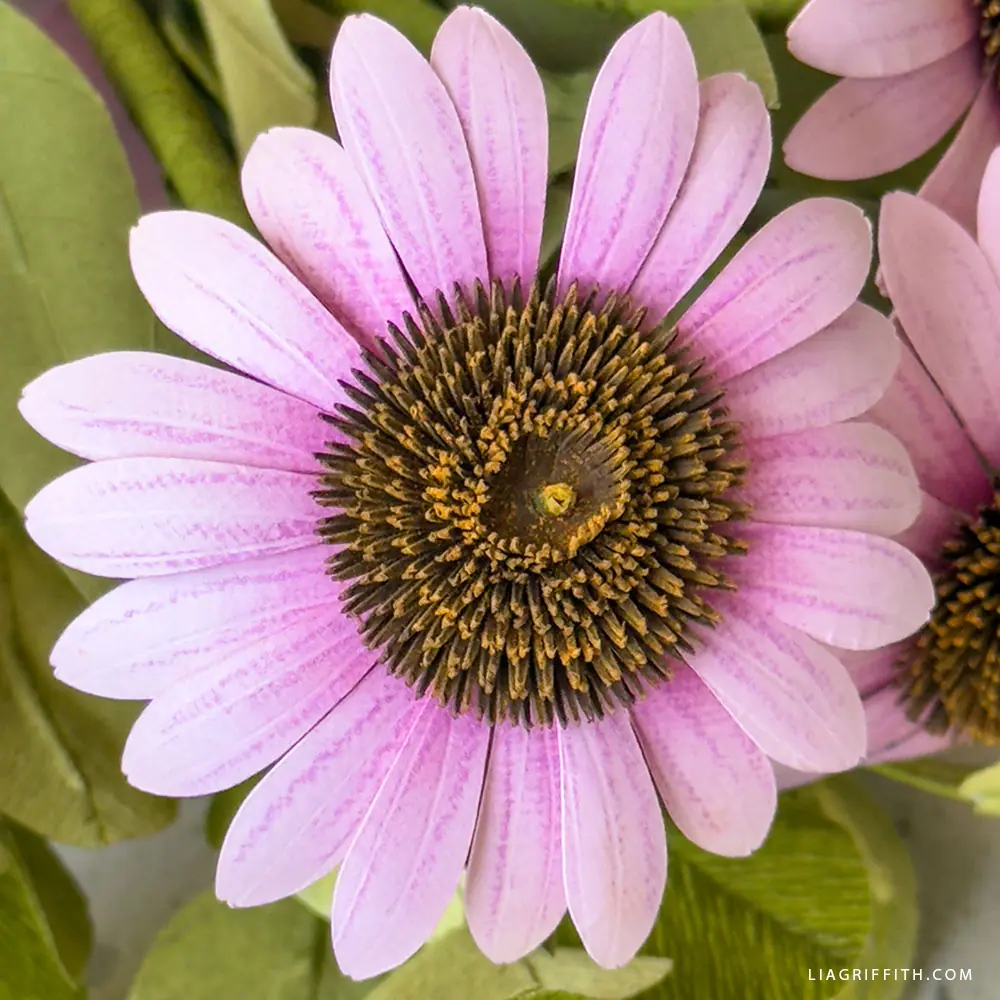 Cardstock Cone Flower - Lia Griffith