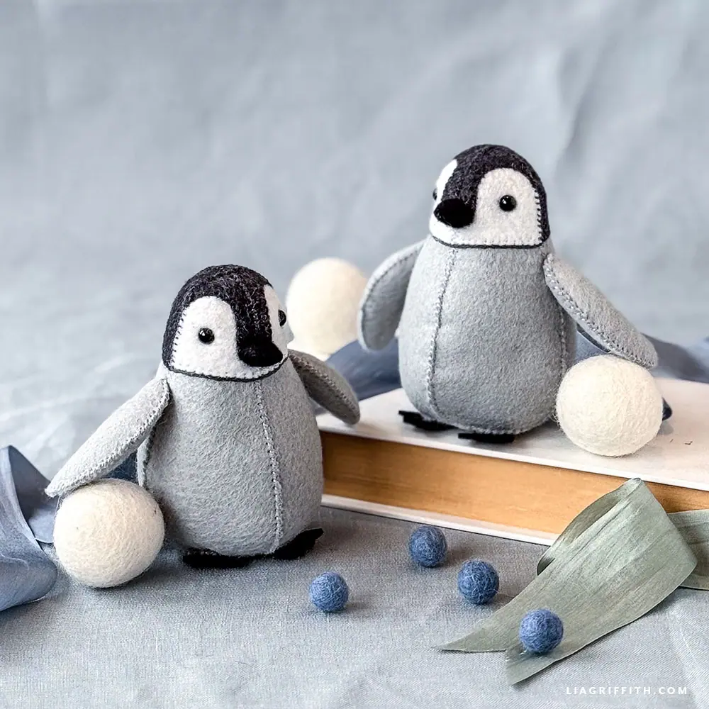 Felt Baby Penguins - Lia Griffith