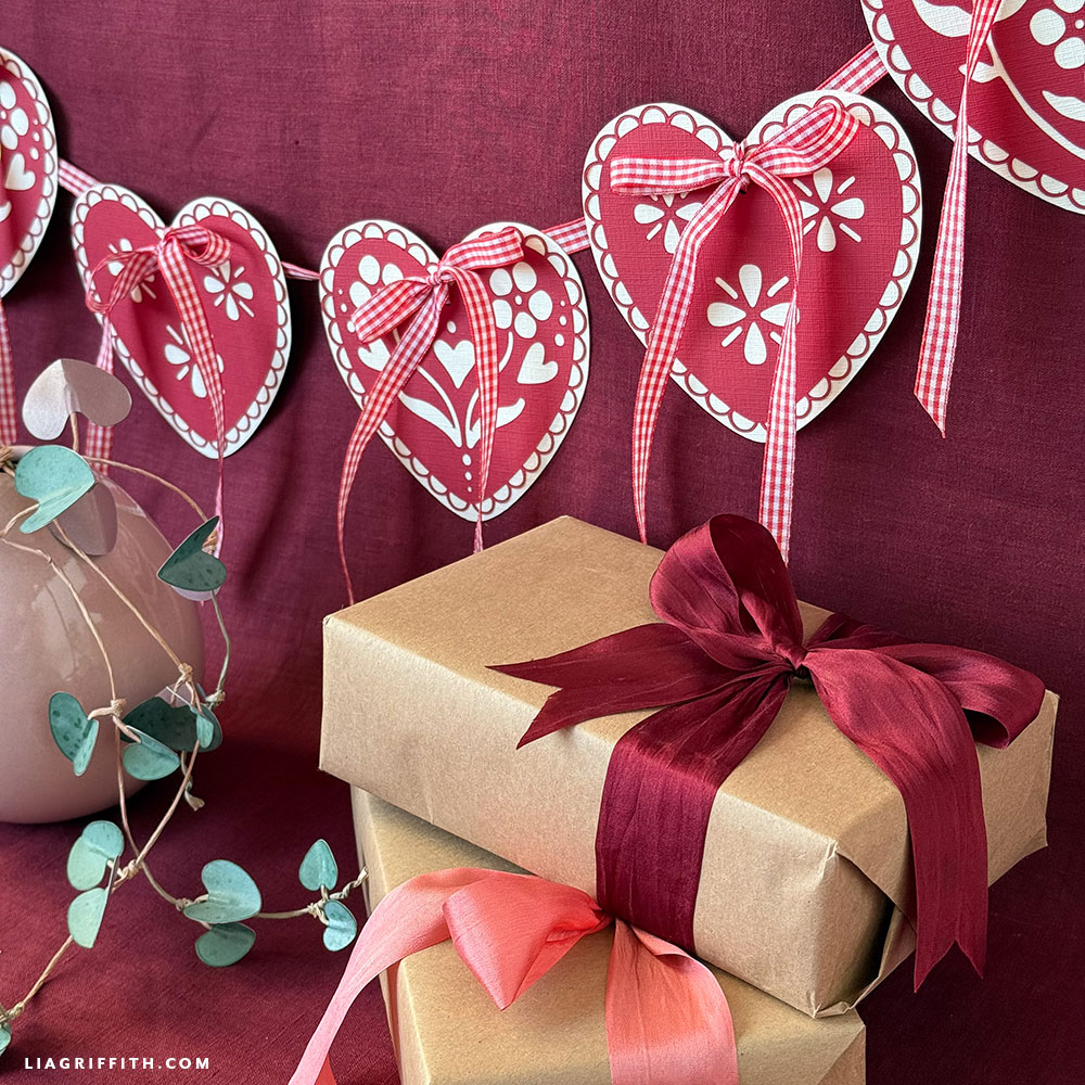 Papercut Heart Garland