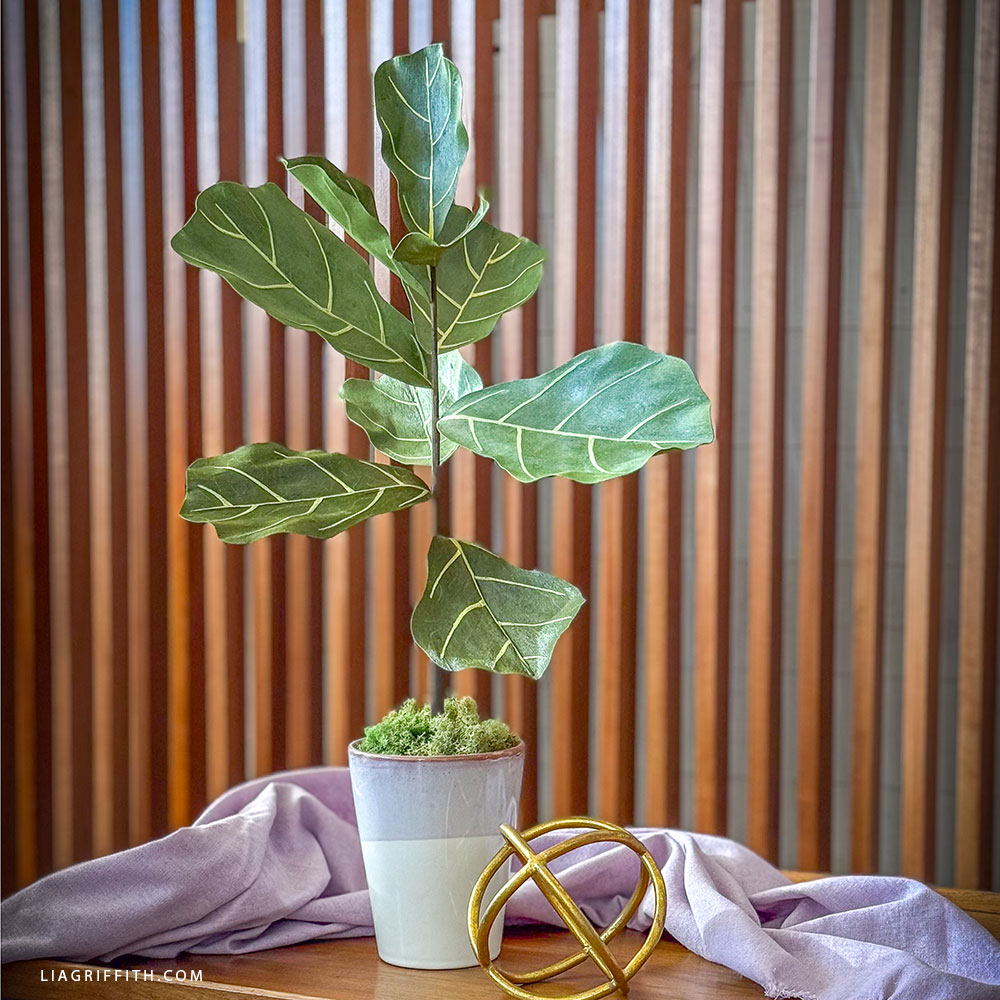 Crepe Fiddle Leaf Fig Tree Video Tutorial